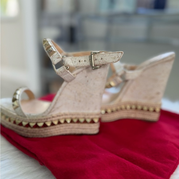 Christian Louboutin pyraclou 110 mm wedge - Picture 6 of 7